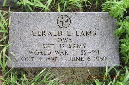 LAMB, GERALD E - Dallas County, Iowa | GERALD E LAMB 