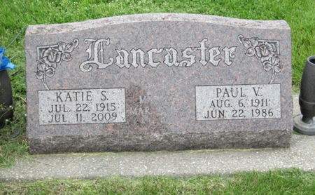 LANCASTER, PAUL V - Dallas County, Iowa | PAUL V LANCASTER 