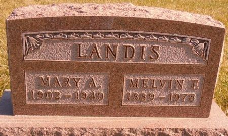 LANDIS, MARY A. - Dallas County, Iowa | MARY A. LANDIS 