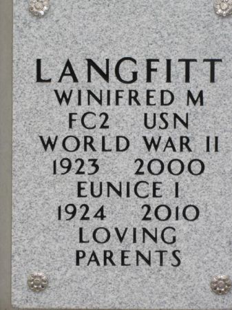 PRENTICE LANGFITT, EUNICE IONE - Dallas County, Iowa | EUNICE IONE PRENTICE LANGFITT 