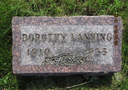 LANNING, DOROTHY - Dallas County, Iowa | DOROTHY LANNING 