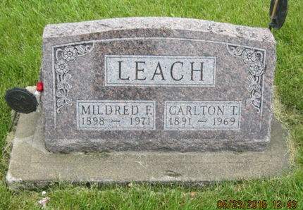 LEACH, MILDRED F - Dallas County, Iowa | MILDRED F LEACH 