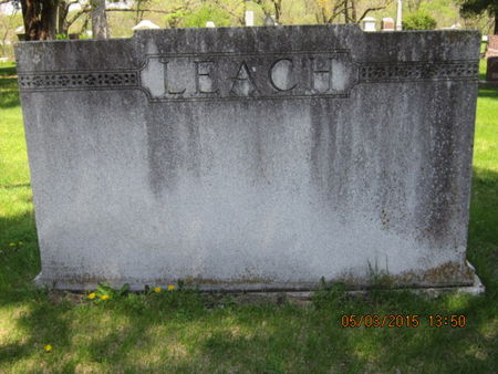 LEACH, FAMILY STONE - Dallas County, Iowa | FAMILY STONE LEACH 