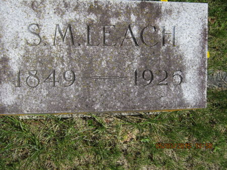 LEACH, S M - Dallas County, Iowa | S M LEACH 