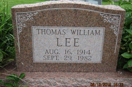 LEE, THOMAS WILLIAM - Dallas County, Iowa | THOMAS WILLIAM LEE 