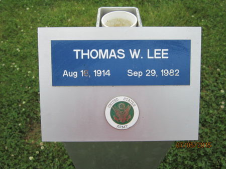 LEE, THOMAS W - Dallas County, Iowa | THOMAS W LEE 
