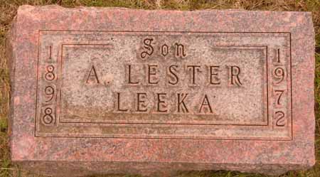 LEEKA, A LESTER - Dallas County, Iowa | A LESTER LEEKA 