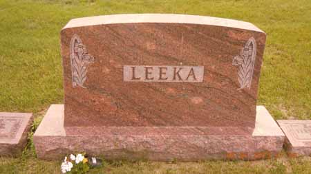 LEEKA, FAMILY STONE - Dallas County, Iowa | FAMILY STONE LEEKA 