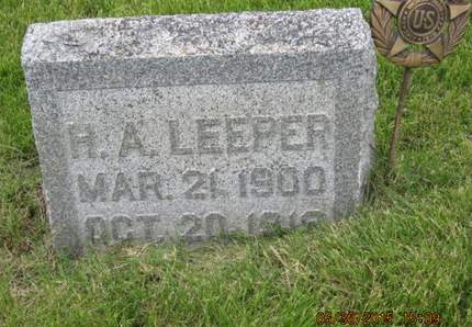 LEEPER, H A - Dallas County, Iowa | H A LEEPER 