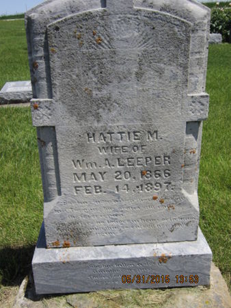 LEEPER, HATTIE M - Dallas County, Iowa | HATTIE M LEEPER 