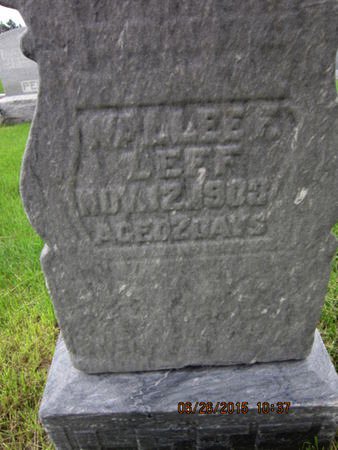 LEFF, WALLEE F - Dallas County, Iowa | WALLEE F LEFF 