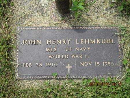 LEHMKUHL, JOHN HENRY - Dallas County, Iowa | JOHN HENRY LEHMKUHL 