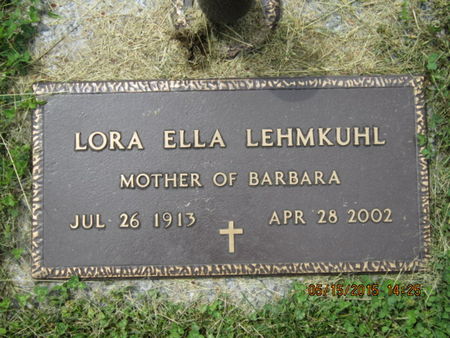 LEHMKUHL, LORA ELLA - Dallas County, Iowa | LORA ELLA LEHMKUHL 