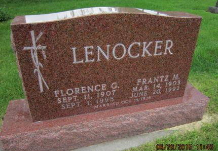 LENOCKER, FLORENCE G - Dallas County, Iowa | FLORENCE G LENOCKER 