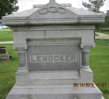 LENOCKER, FAMILY STONE - Dallas County, Iowa | FAMILY STONE LENOCKER 