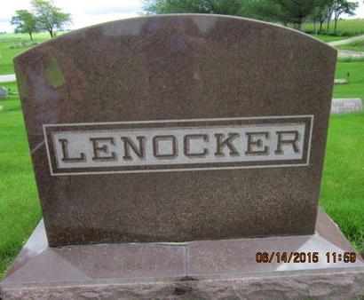LENOCKER, FAMILY STONE - Dallas County, Iowa | FAMILY STONE LENOCKER 