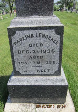 LENOCKER, PAULINA - Dallas County, Iowa | PAULINA LENOCKER 