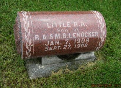 LENOCKER, R A - Dallas County, Iowa | R A LENOCKER 