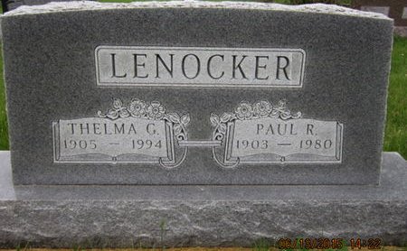 LENOCKER, PAUL R - Dallas County, Iowa | PAUL R LENOCKER 