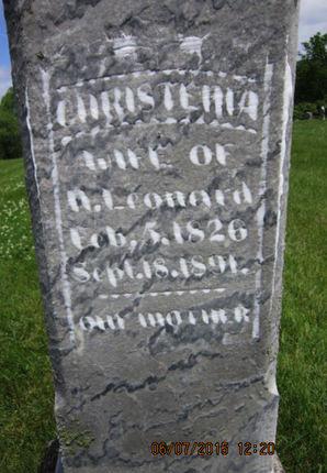 LEONARD, CHRISTEMA - Dallas County, Iowa | CHRISTEMA LEONARD 