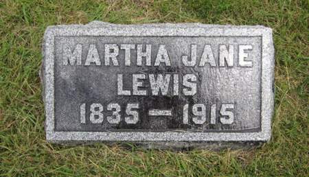 LEWIS, MARTHA JANE - Dallas County, Iowa | MARTHA JANE LEWIS 