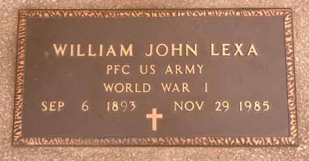 LEXA, WILLIAM JOHN - Dallas County, Iowa | WILLIAM JOHN LEXA 