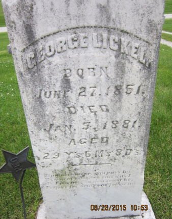 LICKEL, GEORGE - Dallas County, Iowa | GEORGE LICKEL 