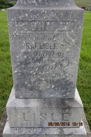 LISLE, JOHN E - Dallas County, Iowa | JOHN E LISLE 