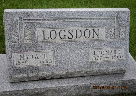 LOGSDON, LEONARD - Dallas County, Iowa | LEONARD LOGSDON 