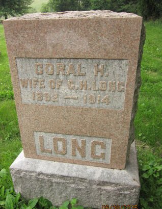 LONG, CORAL H - Dallas County, Iowa | CORAL H LONG 