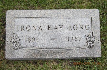LONG, FRONA KAY - Dallas County, Iowa | FRONA KAY LONG 