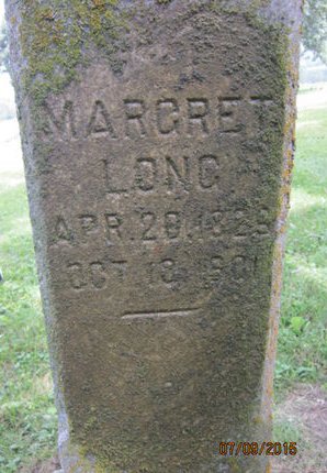 LONG, MARGRET - Dallas County, Iowa | MARGRET LONG 