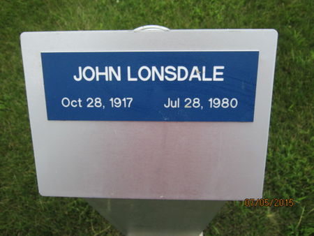 LONSDALE, JOHN - Dallas County, Iowa | JOHN LONSDALE 