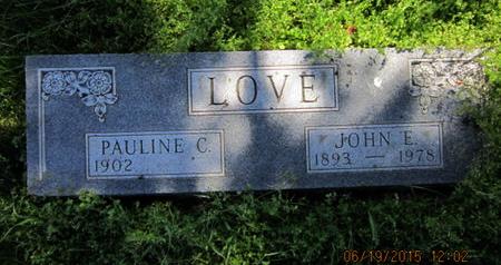 LOVE, PAULINE C - Dallas County, Iowa | PAULINE C LOVE 