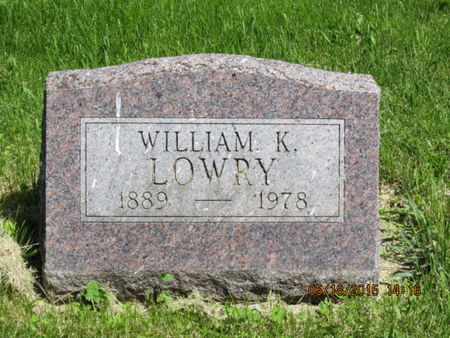 LOWRY, WILLIAM K - Dallas County, Iowa | WILLIAM K LOWRY 