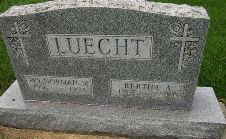 LUECHT, BERTHA A - Dallas County, Iowa | BERTHA A LUECHT 