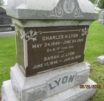 LYON, SARAH J - Dallas County, Iowa | SARAH J LYON 