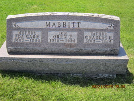 MABBITT, CHARLES E - Dallas County, Iowa | CHARLES E MABBITT 
