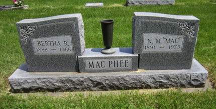 MACPHEE, BERTHA R - Dallas County, Iowa | BERTHA R MACPHEE 