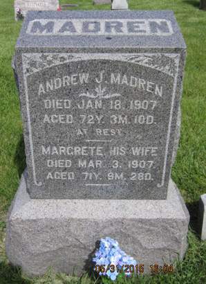 MADREN, MARGRETE - Dallas County, Iowa | MARGRETE MADREN 