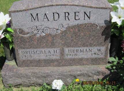 MADREN, DRUSCILLA H - Dallas County, Iowa | DRUSCILLA H MADREN 