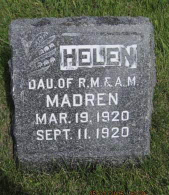 MADREN, HELEN - Dallas County, Iowa | HELEN MADREN 