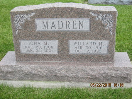 MADREN, WILLARD H - Dallas County, Iowa | WILLARD H MADREN 