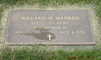 MADREN, WILLARD H - Dallas County, Iowa | WILLARD H MADREN 