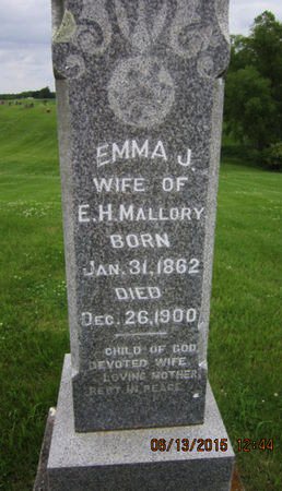 MALLORY, EMMA J - Dallas County, Iowa | EMMA J MALLORY 