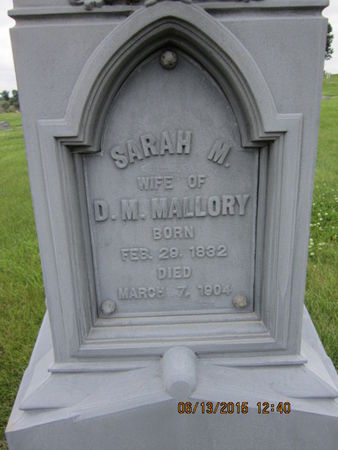 MALLORY, SARAH M - Dallas County, Iowa | SARAH M MALLORY 