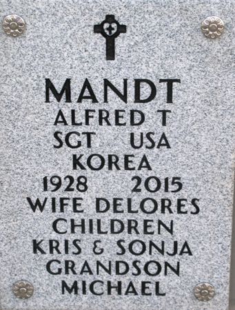 MANDT, ALFRED T - Dallas County, Iowa | ALFRED T MANDT 