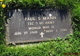 MANN, PAUL S - Dallas County, Iowa | PAUL S MANN 
