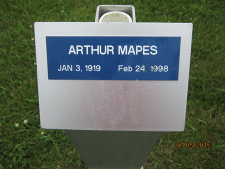 MAPES, ARTHUR - Dallas County, Iowa | ARTHUR MAPES 