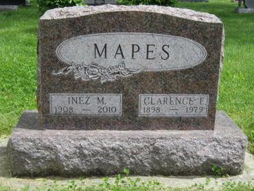 MAPES, INEZ M - Dallas County, Iowa | INEZ M MAPES 